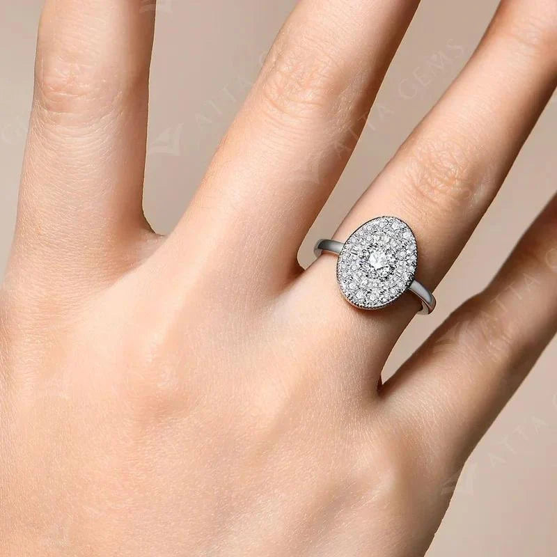 Daya Ring | Hvidguld 18k