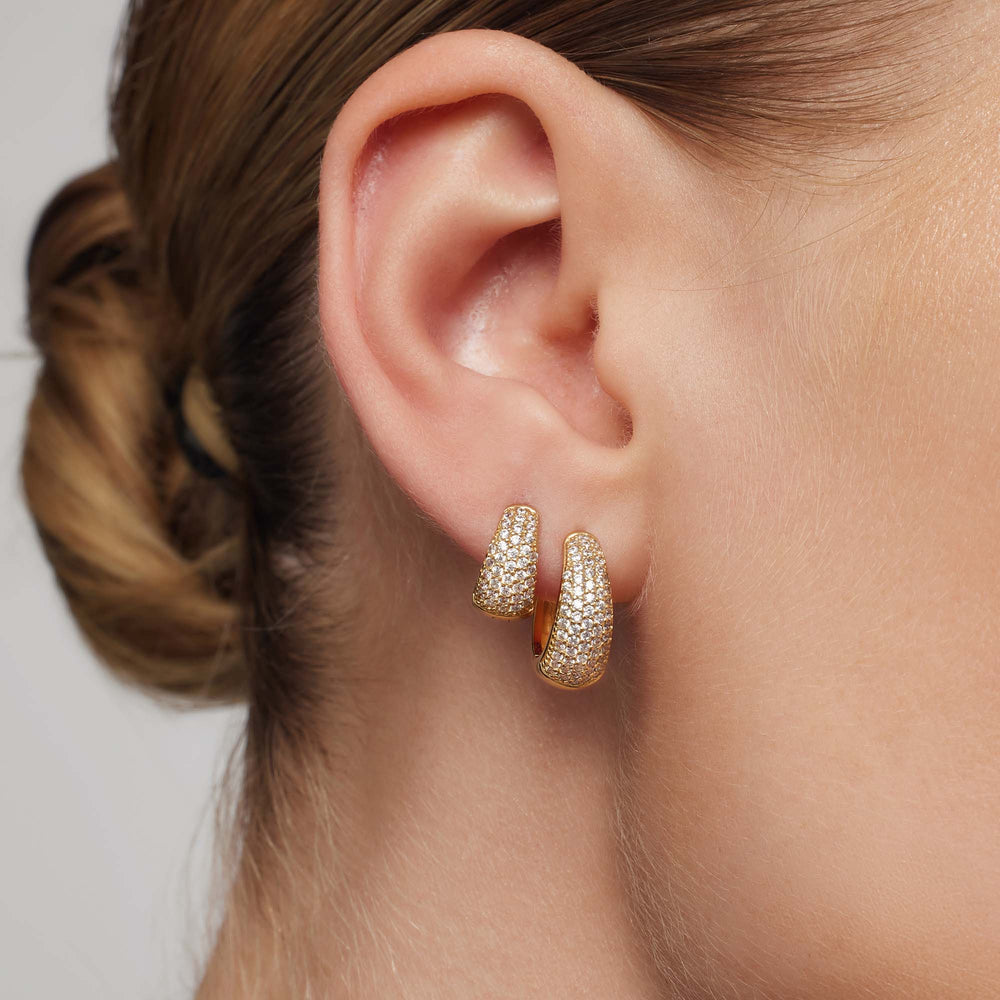 Jules Mini Øreringe | Guld 16k