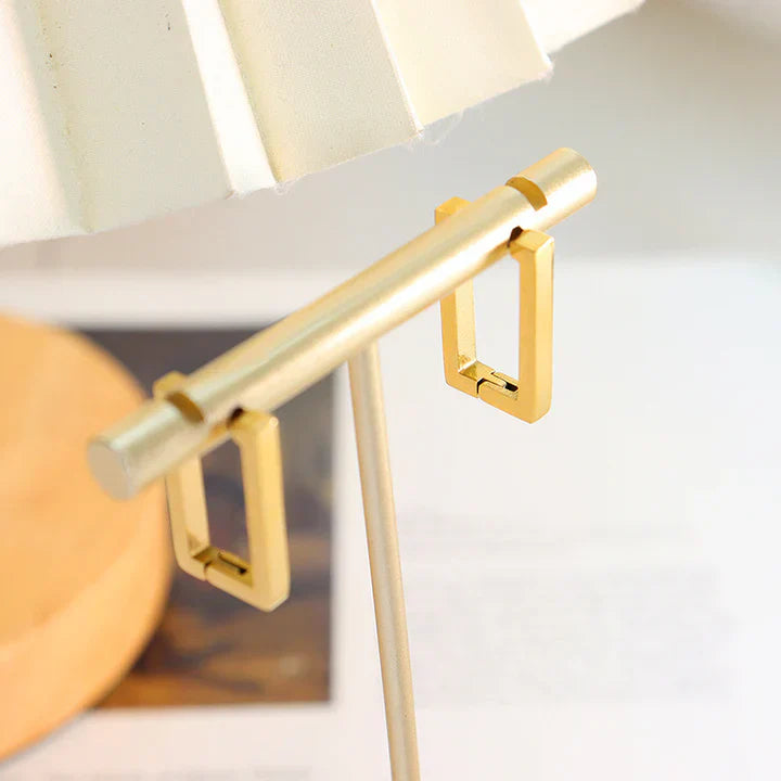 Terrafin Geometrica Øreringe | Guld 18k