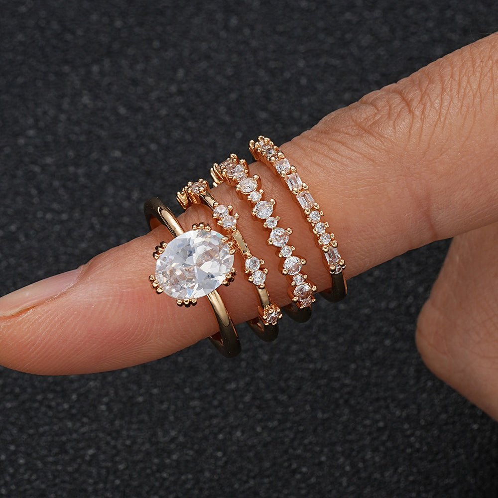Solène Viremont Ringe Sæt | Guld 18k