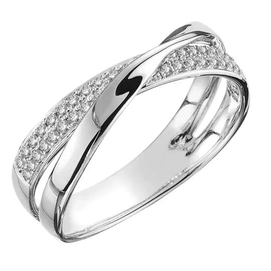 Aelira Solene Ring | Hvidguld 18k